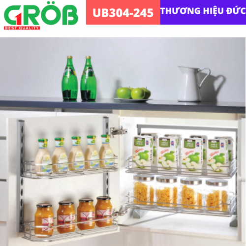 Kệ tủ đồ khô 2 tầng dạng nan UB304-245