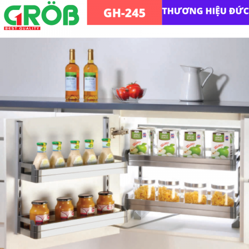 Kệ tủ đồ khô 2 tầng dạng hộp GH-245